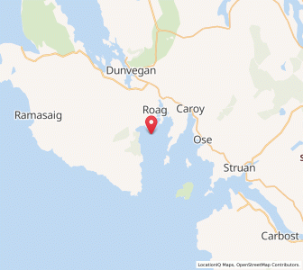 Map of Roag, ScotlandScotland