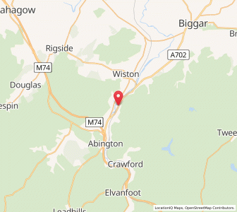 Map of Roberton, ScotlandScotland