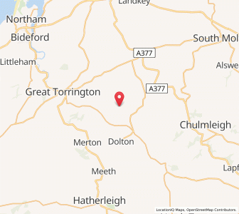 Map of Roborough, EnglandEngland