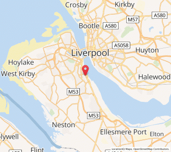 Map of Rock Ferry, EnglandEngland