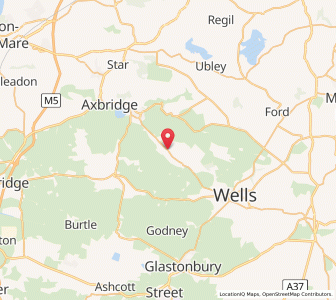 Map of Rodney Stoke, EnglandEngland