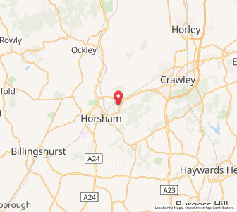 Map of Roffey, EnglandEngland