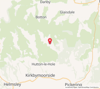 Map of Rosedale Abbey, EnglandEngland