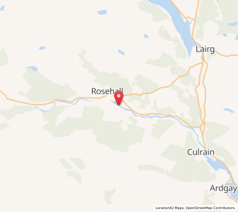 Map of Rosehall, ScotlandScotland
