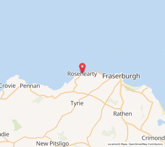 Map of Rosehearty, ScotlandScotland