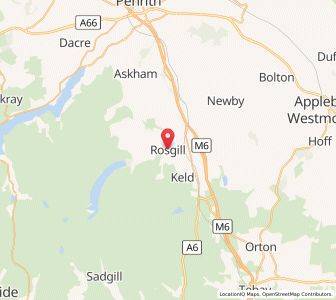 Map of Rosgill, EnglandEngland