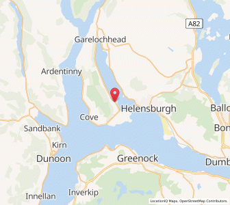 Map of Rosneath, ScotlandScotland