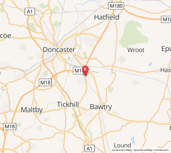 Map of Rossington, EnglandEngland