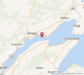 Map of Rosskeen, ScotlandScotland