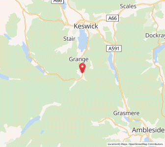 Map of Rosthwaite, EnglandEngland