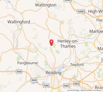 Map of Rotherfield Peppard, EnglandEngland