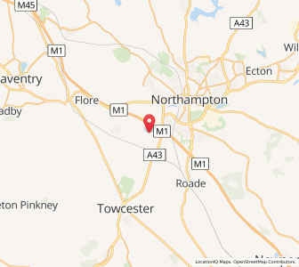 Map of Rothersthorpe, EnglandEngland