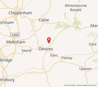 Map of Roundway, EnglandEngland