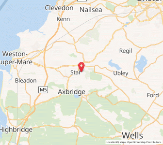 Map of Rowberrow, EnglandEngland