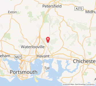 Map of Rowlands Castle, EnglandEngland