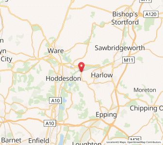 Map of Roydon, EnglandEngland