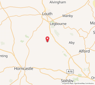 Map of Ruckland, EnglandEngland