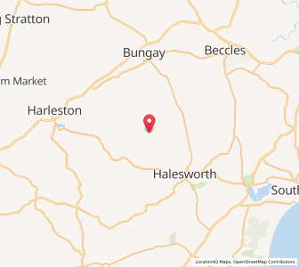 Map of Rumburgh, EnglandEngland