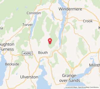 Map of Rusland, EnglandEngland