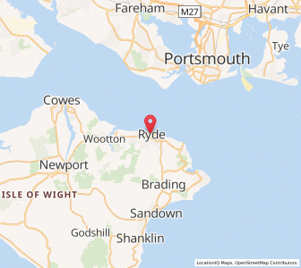 Map of Ryde, EnglandEngland