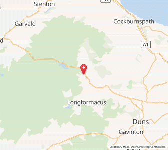 Map of Saint Agnes, ScotlandScotland
