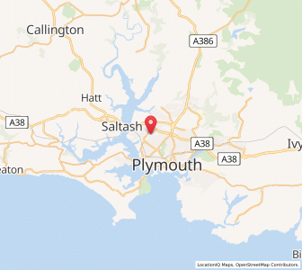 Map of Saint Budeaux, EnglandEngland