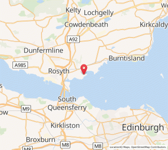 Map of Saint Davids, ScotlandScotland