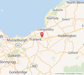 Map of Saint Germains, ScotlandScotland