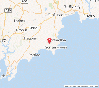 Map of Saint Goran, EnglandEngland