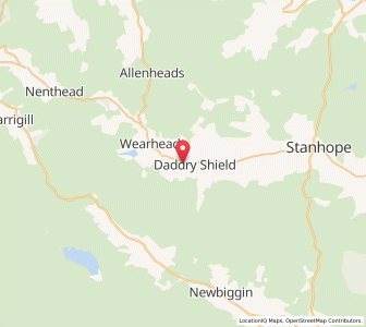 Map of Saint Johns Chapel, EnglandEngland
