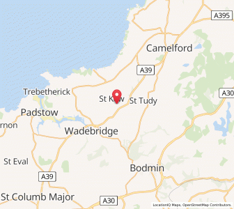 Map of Saint Kew, EnglandEngland