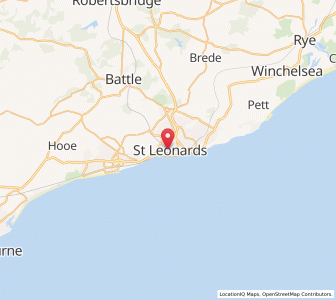 Map of Saint Leonards-on-Sea, EnglandEngland