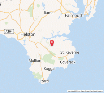 Map of Saint Martins Green, EnglandEngland