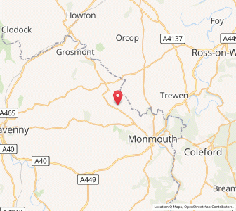 Map of Saint Maughans, WalesWales
