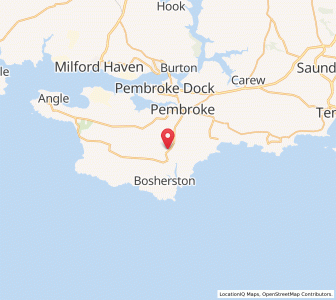 Map of Saint Petrox, WalesWales