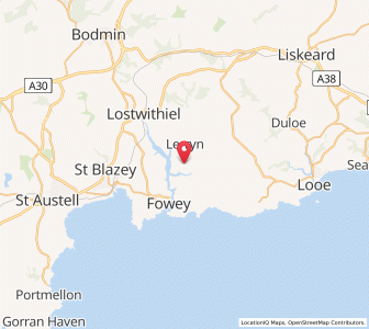 Map of Saint Veep, EnglandEngland