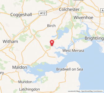 Map of Salcott, EnglandEngland