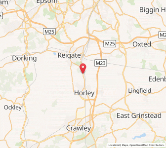 Map of Salfords, EnglandEngland