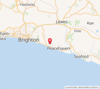 Map of Saltdean, EnglandEngland