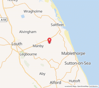 Map of Saltfleetby Saint Peter, EnglandEngland