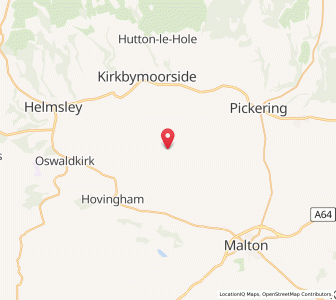 Map of Salton, EnglandEngland