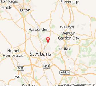 Map of Sandridge, EnglandEngland