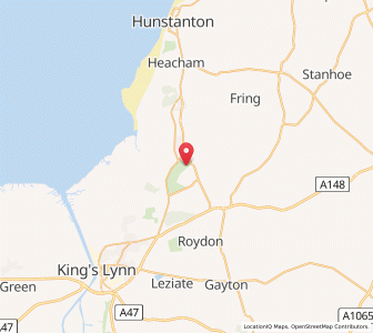 Map of Sandringham, EnglandEngland