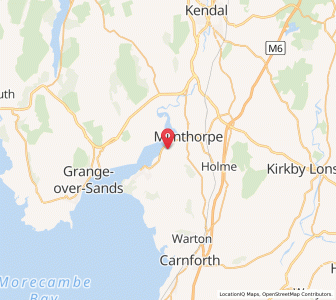 Map of Sandside, EnglandEngland