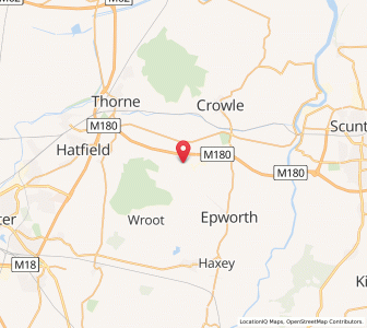 Map of Sandtoft, EnglandEngland