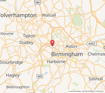 Map of Sandwell, EnglandEngland