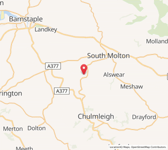 Map of Satterleigh, EnglandEngland