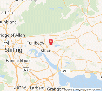 Map of Sauchie, ScotlandScotland
