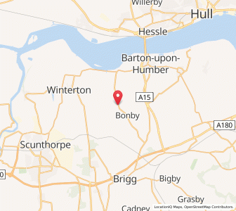 Map of Saxby All Saints, EnglandEngland