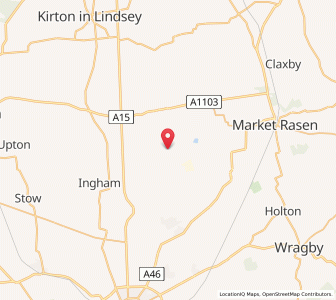 Map of Saxby, EnglandEngland